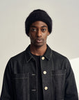 HEIRLOOM - MOHAIR CLOUD BEANIE - BLACK