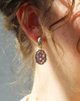 HOUSE OF HUDSON - BOUCLES D'OREILLES BLOBBY - AMETHYSTE