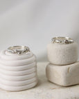 HOUSE OF HUDSON - NARROW BLOBBY FACET RING