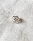 HAWKLY - BAGUE BLOSSOM SIGNET - ARGENT