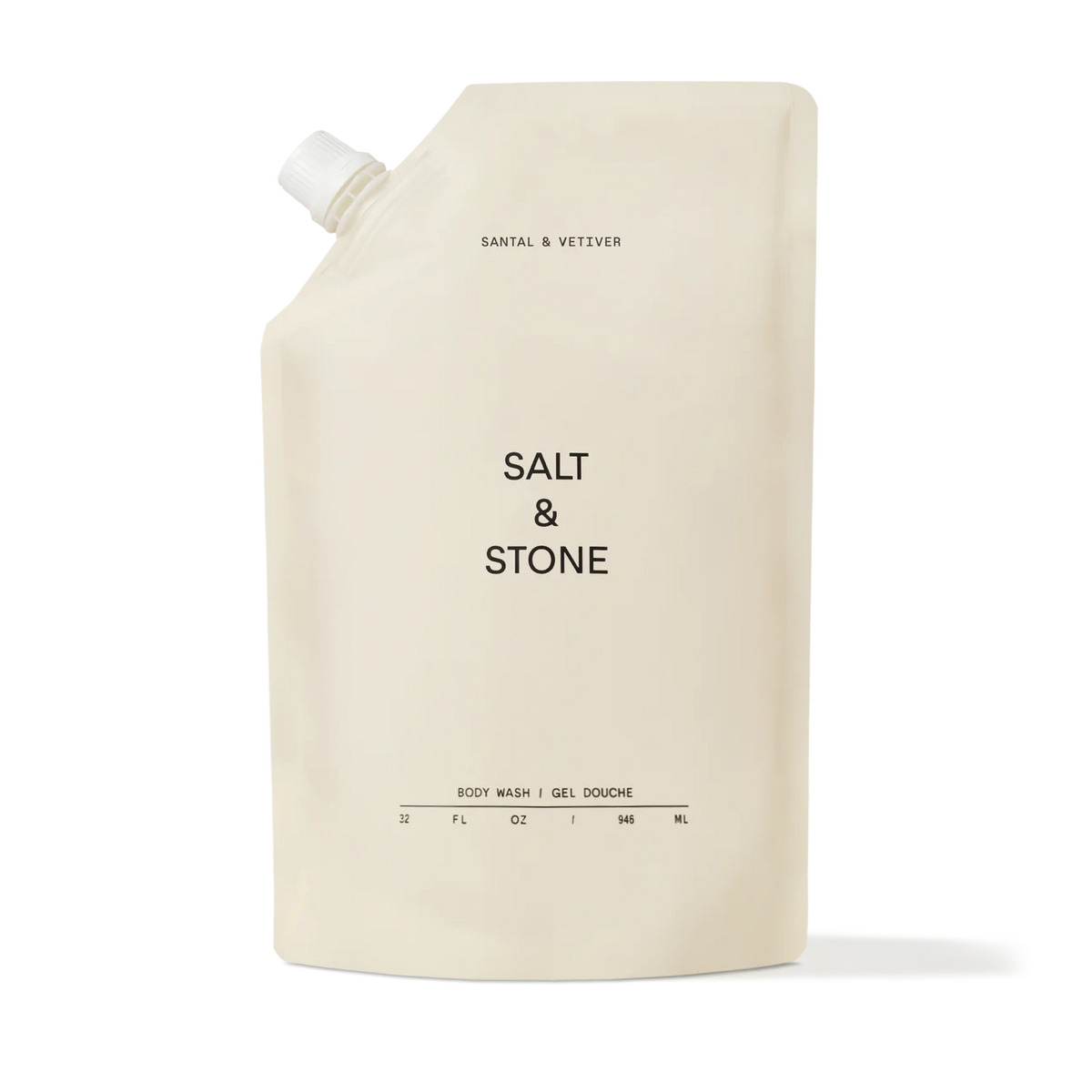 SALT &amp; STONE - REFILL * BODY WASH - SANTAL &amp; VETIVER
