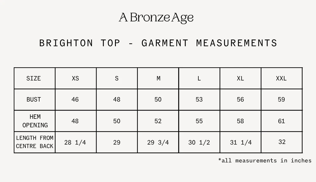 A BRONZE AGE - HAUT BRIGHTON - NOIR - AH26
