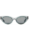 FRENCH KIWIS - CAMILLE SUNGLASSES - CLEAR GREY AND TEAL MARBLED