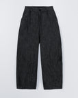 CORDERA - DENIM BAGGY PANTS - BLACK - FW25