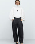 CORDERA - DENIM BAGGY PANTS - BLACK - FW25