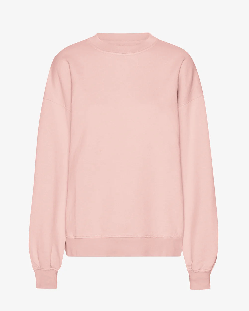 COLORFUL STANDARD - CHANDAIL COTON OUATÉ SURDIMENSIONNÉ - ROSE DÉLAVÉ