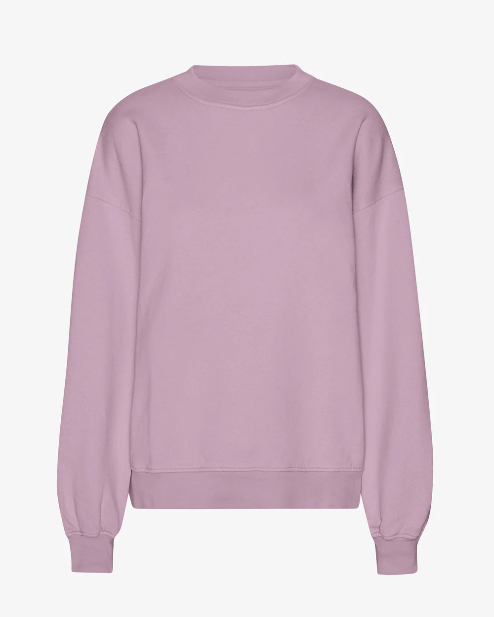 COLORFUL STANDARD - CHANDAIL COTON OUATÉ SURDIMENSIONNÉ - MAUVE PERLÉ