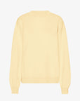 COLORFUL STANDARD - CHANDAIL COTON OUATÉ SURDIMENSIONNÉ - JAUNE PALE