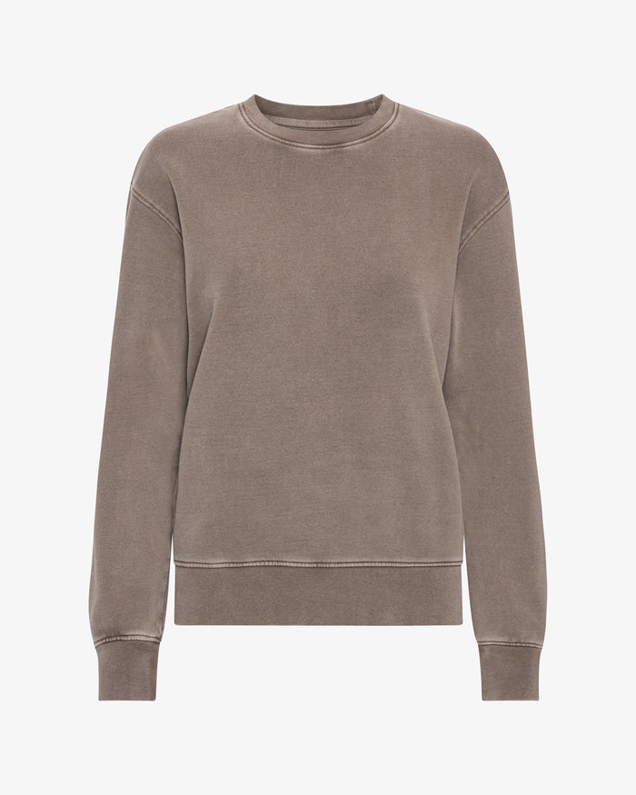 COLORFUL STANDARD - CHANDAIL COTON OUATÉ SURDIMENSIONNÉ - KHAKI DÉLAVÉ