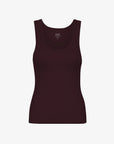COLORFUL STANDARD - RIB TANK TOP - OXBLOOD