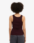 COLORFUL STANDARD - RIB TANK TOP - OXBLOOD