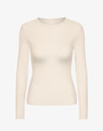 COLORFUL STANDARD - ORGANIC RIB LONG SLEEVE T-SHIRT - IVORY WHITE