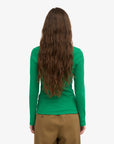 COLORFUL STANDARD - LONG-SLEEVED RIB T-SHIRT - KELLY GREEN