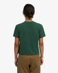 COLORFUL STANDARD - T SHIRT BOXY SHORT - EMERALD GREEN