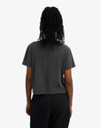 COLORFUL STANDARD - SHORT BOXY T-SHIRT - BLACK