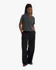COLORFUL STANDARD - SHORT BOXY T-SHIRT - BLACK
