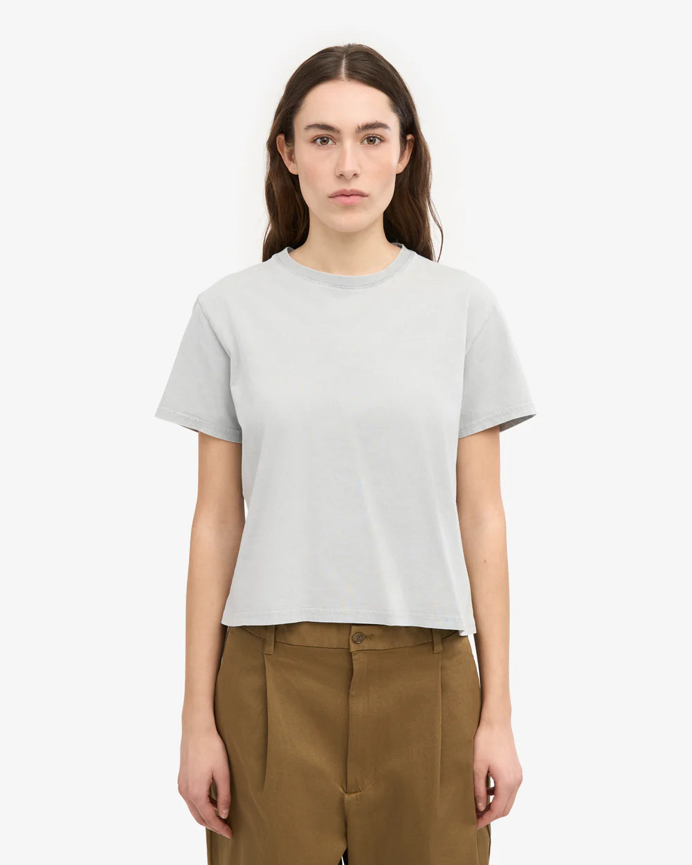 COLORFUL STANDARD - T SHIRT BOXY COURT - GRIS DÉLAVÉ