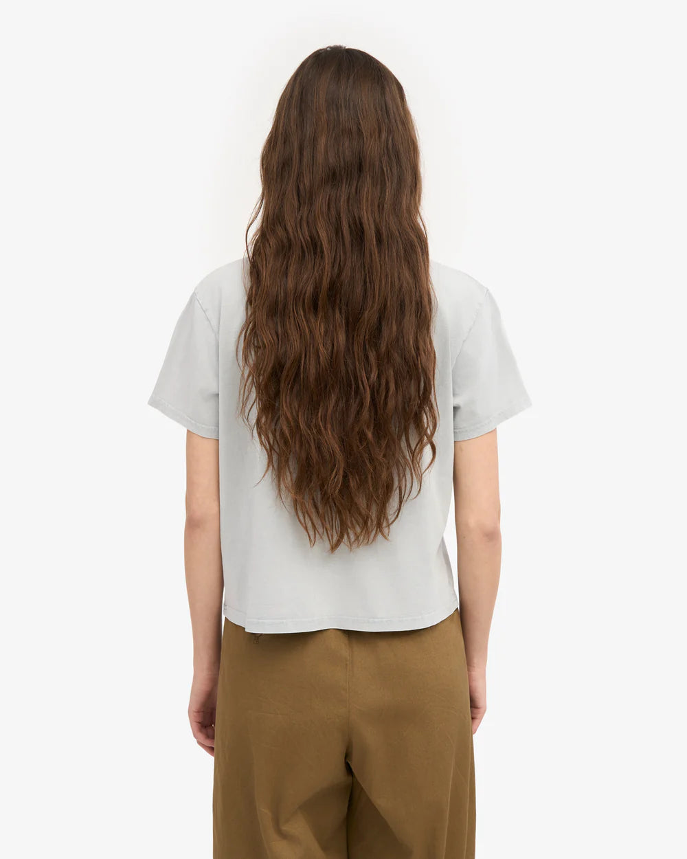 COLORFUL STANDARD - T SHIRT BOXY COURT - GRIS DÉLAVÉ