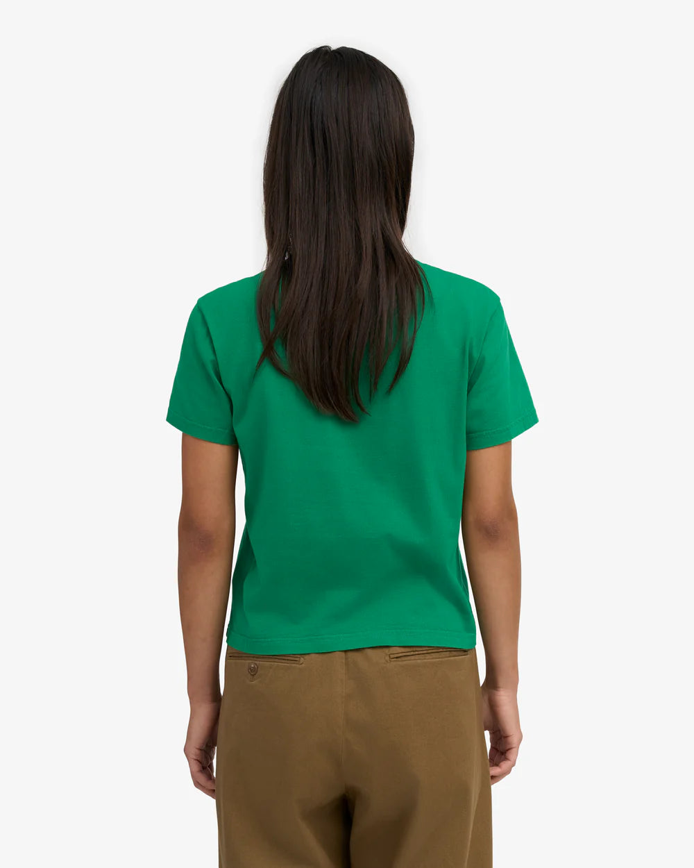 COLORFUL STANDARD - T SHIRT BOXY COURT - VERT KELLY