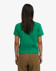 COLORFUL STANDARD - T SHIRT BOXY COURT - VERT KELLY
