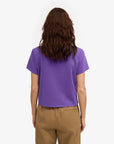 COLORFUL STANDARD - SHORT BOXY T-SHIRT - ULTRA VIOLET