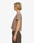 COLORFUL STANDARD - T SHIRT BOXY COURT - KHAKI DÉLAVÉ