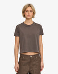 COLORFUL STANDARD - T SHIRT BOXY COURT - BOUE DÉLAVÉ