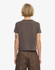 COLORFUL STANDARD - T SHIRT BOXY COURT - BOUE DÉLAVÉ