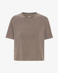 COLORFUL STANDARD - T SHIRT BOXY COURT - KHAKI DÉLAVÉ