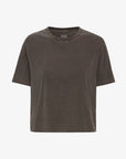 COLORFUL STANDARD - T SHIRT BOXY COURT - BOUE DÉLAVÉ