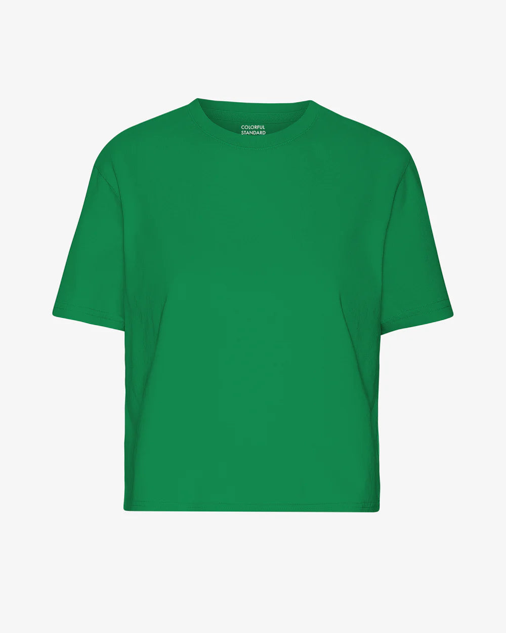 COLORFUL STANDARD - T SHIRT BOXY COURT - VERT KELLY
