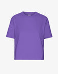 COLORFUL STANDARD - SHORT BOXY T-SHIRT - ULTRA VIOLET