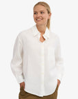 COLORFUL STANDARD - OVERSIZED LINEN SHIRT - OPTICAL WHITE