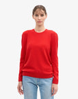 COLORFUL STANDARD - CLASSIC MERINO WOOL SWEATER - TANGERINE RED
