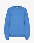 COLORFUL STANDARD - CHANDAIL MÉRINO SURDIMENSIONNÉ - BLEU PACIFIQUE
