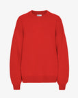 COLORFUL STANDARD - OVERSIZED MERINO SWEATER - TANGERINE RED