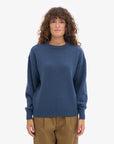 COLORFUL STANDARD - OVERSIZED MERINO SWEATER - PETROLE BLUE