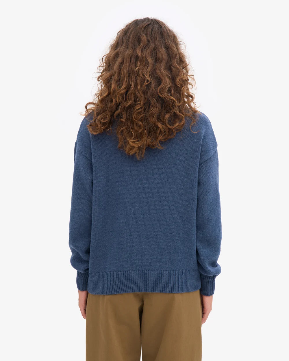 COLORFUL STANDARD - OVERSIZED MERINO SWEATER - PETROLE BLUE