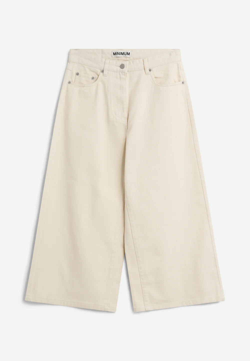MINIMUM - JEANS CULOTTE CAROLINE - BLANC WHISPER - PÉ26