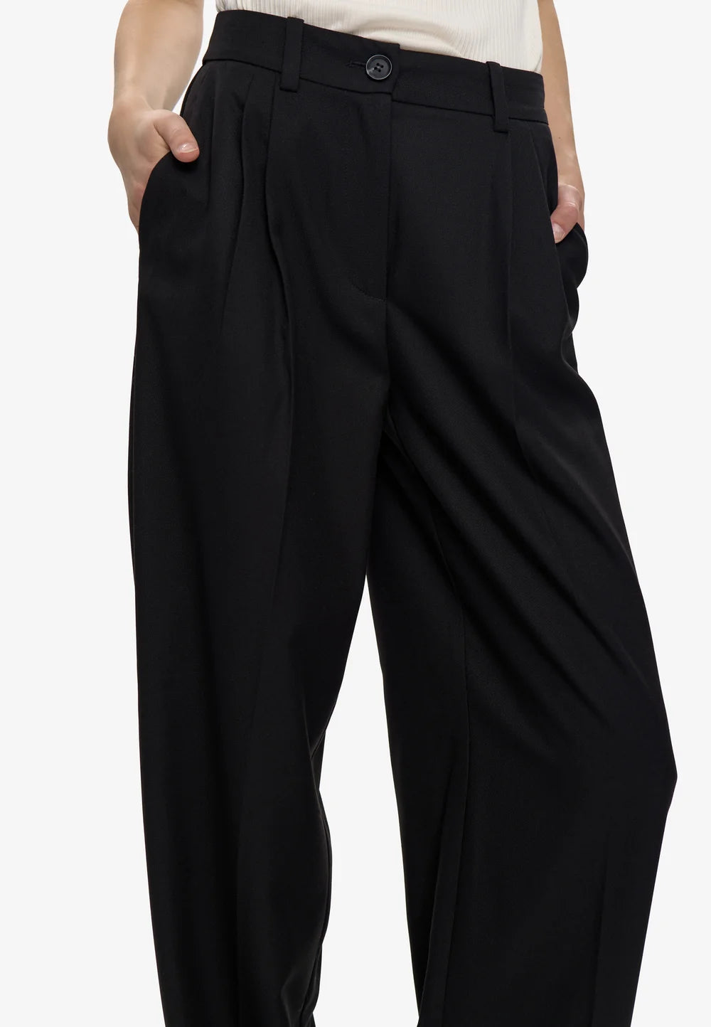 MINIMUM - PANTALON CHLOE - NOIR - AH26