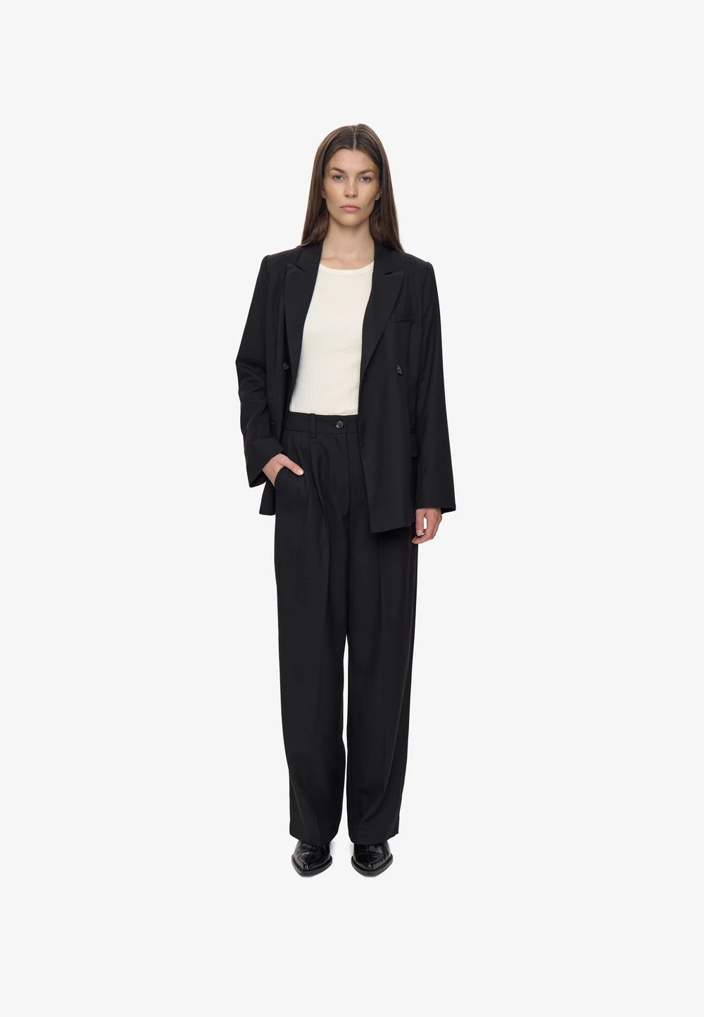 MINIMUM - PANTALON CHLOE - NOIR - AH26