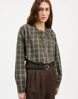 SKALL STUDIO - CILLA SHIRT - GREEN/WHITE CHECK - FW26