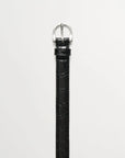 SKALL STUDIO - CEINTURE CLASSIQUE - NOIR CROCO
