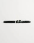 SKALL STUDIO - CEINTURE CLASSIQUE - NOIR CROCO