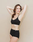 Q FOR QUINN - BRALETTE CROISÉ - NOIR