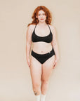 Q FOR QUINN - BRALETTE CROISÉ - NOIR