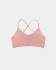 Q FOR QUINN - CROSS BRALETTE - LIGHT MADDER