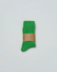 BILLY BAMBOO - RIBBED COTTON HIGH SOCKS - CRYSTAL BRIGHT