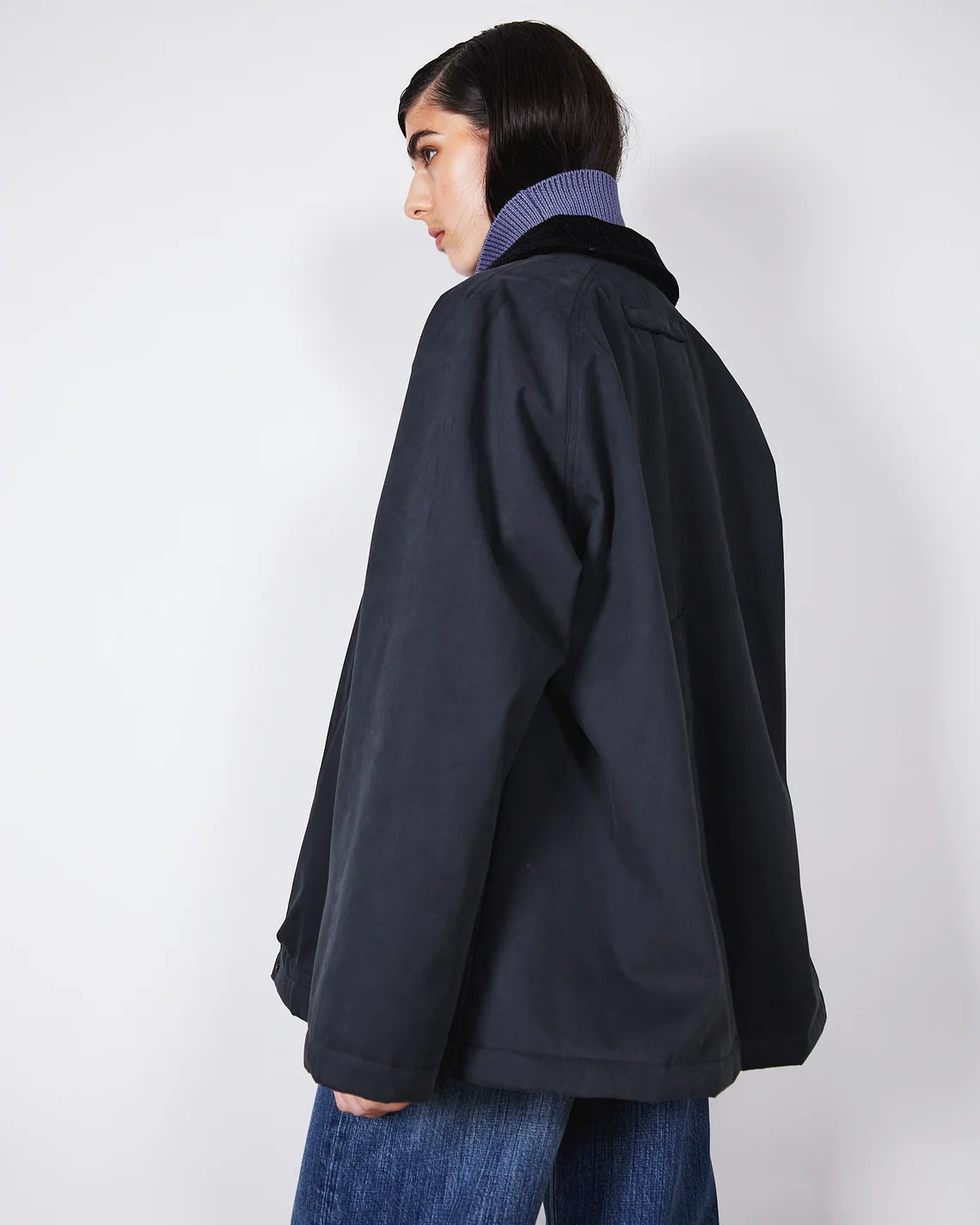 BRIXTOL TEXTILES - DAVONNA QUILTED COAT - BLACK - FW26