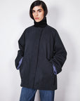 BRIXTOL TEXTILES - DAVONNA QUILTED COAT - BLACK - FW26